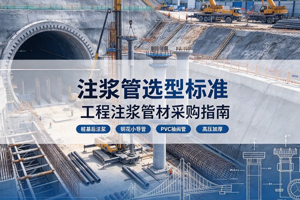 礼泉注浆管选型标准