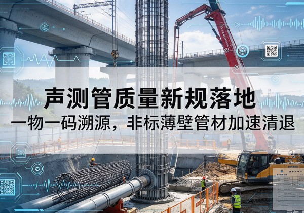 礼泉声测管质量新规落地，一物一码溯源，非标薄壁管材加速清退