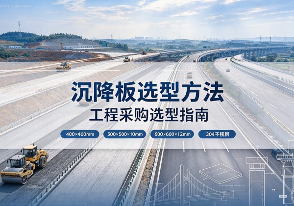 礼泉沉降板选择方法